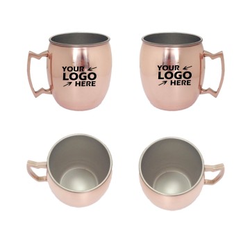 15oz Single Wall SS Cup Copper Plating Beer Mug